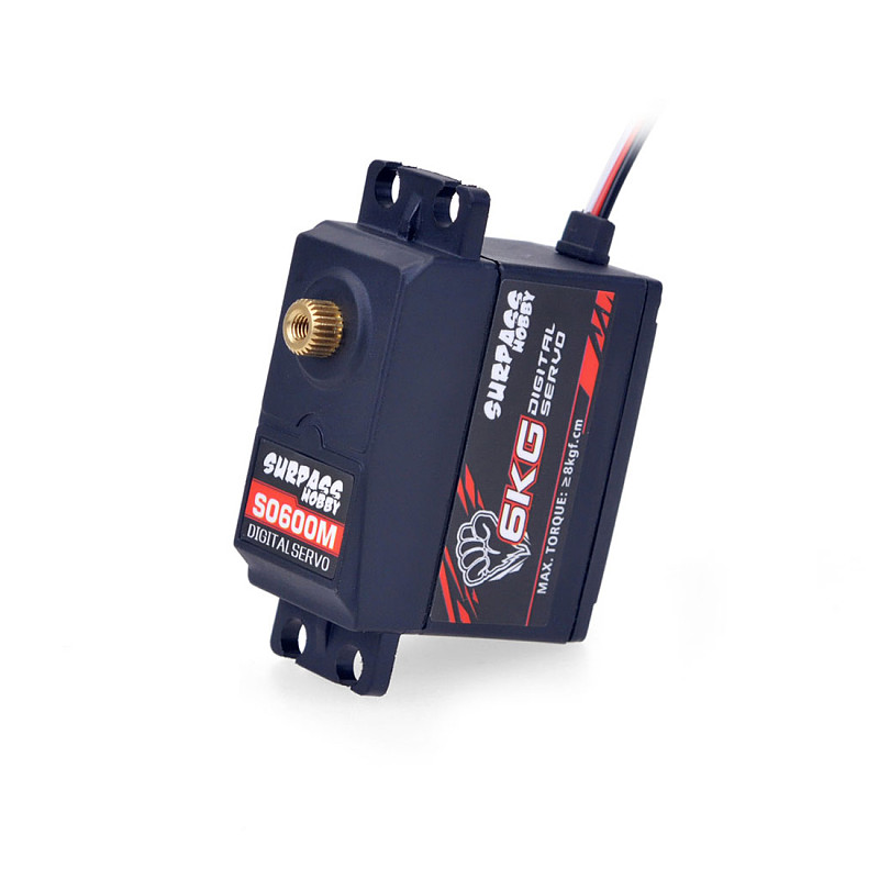 SURPASS HOBBY S0600M 6KG Servo Metal Gear Digital Servo for RC 1/10 High-Speed RC Car Aircraft RC Boat RC Drone