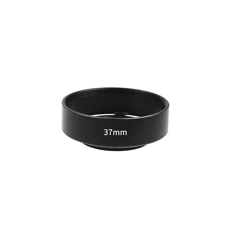 BGNING Camera Lens 37MM 43MM 46MM 49MM 52MM 55MM 58MM 62MM Metal Black Hollow Lens Hood for Leica Canon Nikon Camera Accessory