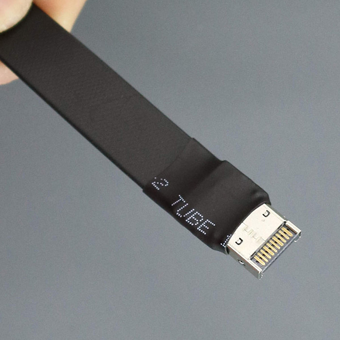 ADT-Link USB3.1 GEN2 Type-E to Type-E Extension Cable Internal USB 3.1 E Type Male to Female Cable w Screw Holes for Motherboard