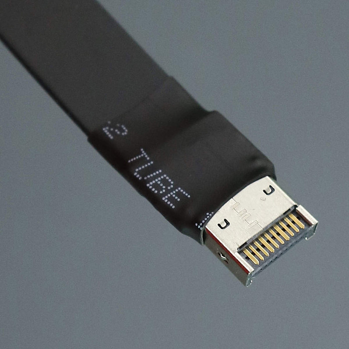 ADT-Link USB3.1 GEN2 Type-E to Type-E Extension Cable Internal USB 3.1 E Type Male to Female Cable w Screw Holes for Motherboard