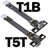 ADT-Link FPV USB 3.1 Type-C USB-C 90 Degree Adapter 15cm FPC Ribbon Flat Type-C USB-C Cable for Multicopter Aerial Photography