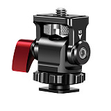 BGNing 360 Degree Rotatable Mini Tripod Ball head Hot Shoe Adapter 1/4  Screw Mount for SLR Camera LED Flash Monitor Accessories