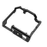 BGNing Aluminum Camera Form-fitting Cage for Canon EOS 70D 80D 90D Housing Case Protective Frame with Cold Shoe Mount 1/4  Holes