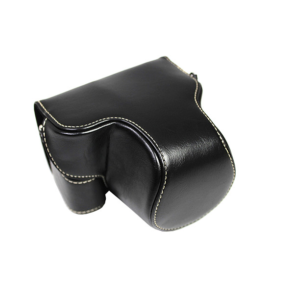 BGNing PU Leather Case Protective Cover for Sony A7C Alpha 7C ILCE-7C 28-60 Lens Camera Waterproof Bag with Shoulder Strap