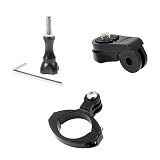 BGNING 31.8mm Bicycle Clip Bike Bracket Connector with M5*18.5 Screw & Tripod Universal Adapter for Insta360 ONE R/GOPRO9/8/MAX GOPRO series/DJI Osmo Action/Xiaoyi