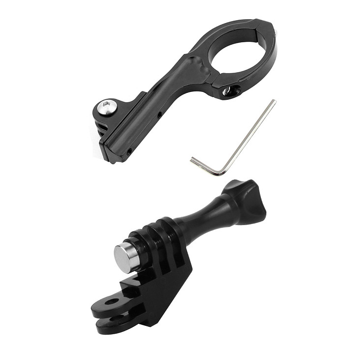 BGNING Aluminum Bike Motorcycle Handlebar Mount Holder 31.8mm with Multi-angle Shooting Conversion Adapter for Insta360 ONE R/GOPRO9/8/MAX GOPRO Series/DJI Osmo Action/Xiaoyi