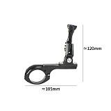 BGNING Aluminum Bike Motorcycle Handlebar Mount Holder 31.8mm with Multi-angle Shooting Conversion Adapter for Insta360 ONE R/GOPRO9/8/MAX GOPRO Series/DJI Osmo Action/Xiaoyi