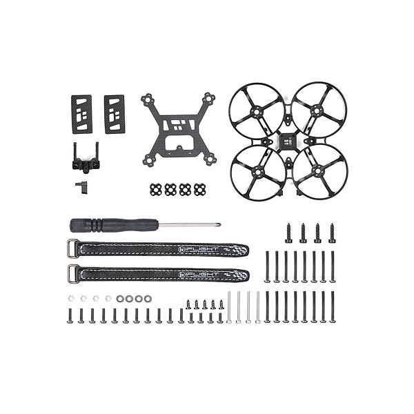 iFlight Alpha C85 Pusher FPV Drone Whoop DIY Build Frame kit w/Naked GoPro Hero 8 Case TPU with BEC Board Insta360 Case TPU