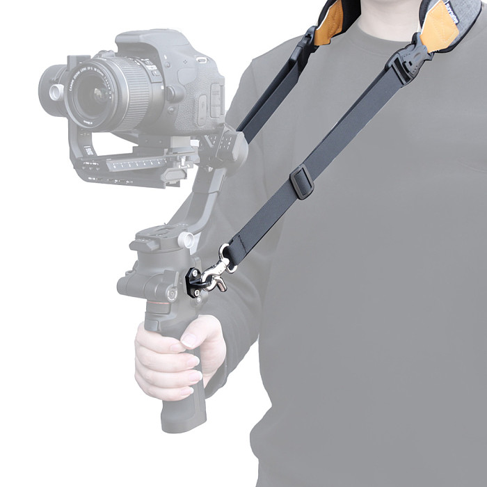 Sunnylife  Dual Hook Strap Stress Reliever Shoulder Belt Lanyard for RS 2/RSC 2/Ronin-S/Ronin-SC Handheld Gimbal Stabilizer