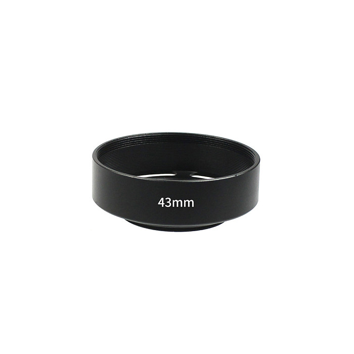 BGNING Camera Lens 37MM 43MM 46MM 49MM 52MM 55MM 58MM 62MM Metal Black Hollow Lens Hood for Leica Canon Nikon Camera Accessory