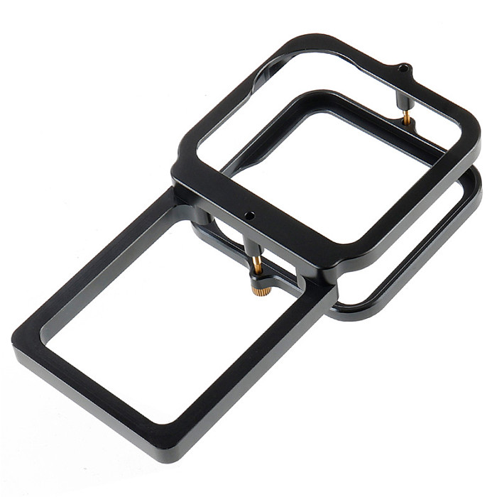 FEICHAO BJB-GMAX CNC Aluminum Alloy Conversion Plate for GoPro Max Aluminum Alloy Gimbal Splint  for DJI Cloud Gimbal ​Magic Claw and other Stabilizers