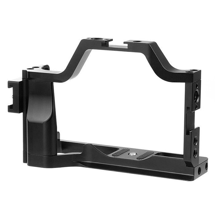 FEICHAO BTL-JN50 CNC Aluminum Alloy Canon Camera M50 Rabbit Cage Expansion Protection Frame Tripod Expansion Platform Handheld Camera Accessories Quick Release Plate Cold Shoe Holder Fill Light Lamp Holder for Canon M50/M5 Cameras