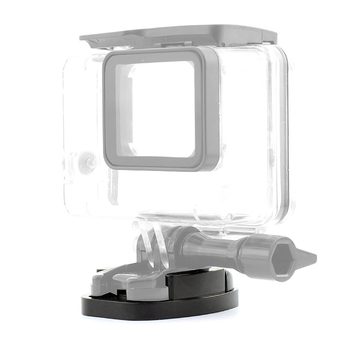 BGNing Aluminum CNC Black Flat Surface Tripod Mount Adapter for Gopro Hero 9 8 7 6 5 4 3 / SJcam / Yi Action Cameras w/ 1/4” Screw Hole