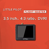 Hawkeye Flight-Master Plus 5.8G FPV display Monitor 3.5 inch with DVR for DIY RC FPV Racing Drone