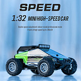 FEICHAO S638 RC Cars Mini Remote Control Car 2.4GHz 1:32 RC Car With LED Light 20KM/H High Speed Racing Car Toys for Kids Gift