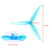 iFlight 2Pairs/Pcs Nazgul 5030 5inch 3 Blade/Tri-blade Propeller PProp Compatible iFlight XING 2005 Motor for FPV Drone Part