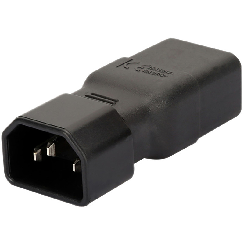 XT-XINTE PDU PSU APC UPS IEC C14 Male to C19 Adapter PLUG Computer Room Server Power Conversion Receptacle Adapter Convert Socket Plug