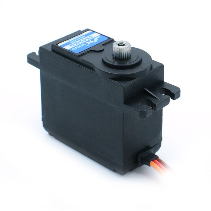 JX Servo PS-5509MG Metal Gear 55g/9kg 50Hz Steering Gear Large Torque Servo 120° with 25T Metal Servo Arm for DIY RC Airplane Robot Models