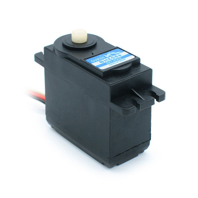 JX Servo PS-4503HB Plastic Gear 45g/3kg 120°50Hz Standard Servo with 25T Metal Servo Arm for DIY RC Airplane Robot Models