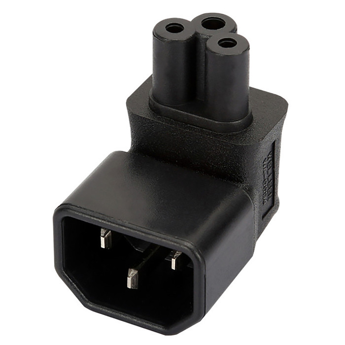 XT-XINTE Universal Power Adapter IEC 320 C14 to C5 Adapter Converter C5 to C14 AC Power Plug Socket 3 Pin IEC320 C14 Connector