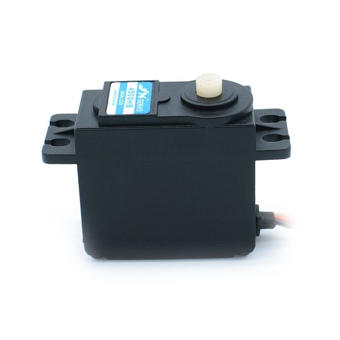 JX Servo PS-4503HB Plastic Gear 45g/3kg 120°50Hz Standard Servo with 25T Metal Servo Arm for DIY RC Airplane Robot Models