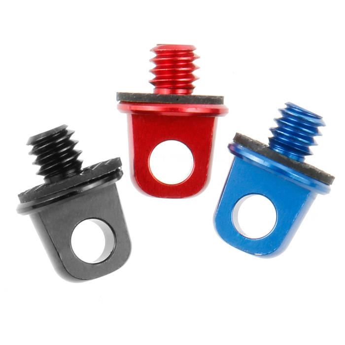 FEICHAO 1/4 Inch Screw Hang Buckle Fixed Protection Screw Lanyard Shoulder Strap Screws for Camera Rabbit Cage Selfie Stick for Sony Fuji Insta360 ONE R/GOPRO9/8/MAX GOPRO series/DJI Osmo Action