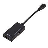 XT-XINTE 1080P HD HDTV Adapters Micro USB To HDMI Female Conversion Adapter Cable For Samsung Galaxy HUAWEI Android Phone Tablet