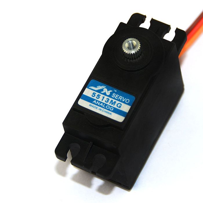 JX Servo 13KG Large Torque Metal Standard Steering Gear Servo 120° with 25T Metal Servo Arm for DIY RC Airplane Robot Models