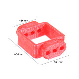 FEICHAO 1PCS 3D Printed Flat Head Camera Widened 3D Printed Seat Fixed Cover Protector for FPV RC Drone Accessories
