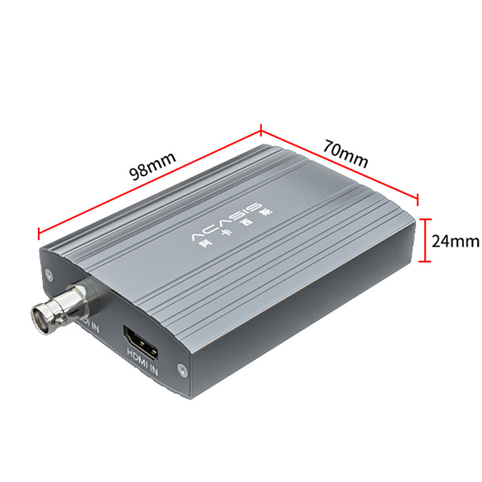 Acasis U3SDH 2-channel for SDI/HDMI HD USB3.0 Video Capture Card Switch 1920*1080@60FPS for PS4 Game Live/NS Camera 4K Recording