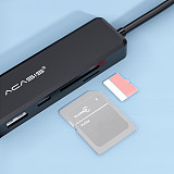 Acasis 6 in 1 Smart Docking Station Type-C HUB USB2.0 USB3.0 SD/TF Card Reader 60W PD Fast Charge Support OTG for Mobile Phone