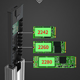 Acasis M.2 SSD Case Type-c Port USB 3.1 Gen2 SSD Enclosure 10Gbps for M.2 NVME SATA 2242 2260 2280 Hard Drive Case HDD Enclosure