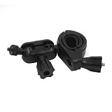 BGNing 360 Rotation Support Bracket Action Cameras Mount Bicycle Handle Bar Clip Holder for Rear View Mirror