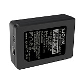 SJCAM  Original SJ8 Series Dual Li-ion Battery Charger Case USB Cable for SJ8 Pro Plus Air for SJ4000 SJ5000 M100 Action Camera