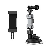 Sunnylife Universal 360 Rotating Car Sucker Mount Bracket Car Phone Holder Adjustable Stand For iPhone 12 for Samsung S10 Plus Huawei GPS