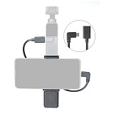 BGNing Handheld Protective Stand for DJI OSMO POCKET 2 w/ Connect Data Cable Type-C to Type-C /Micro-USB for Mobile Phone Clamp Holder