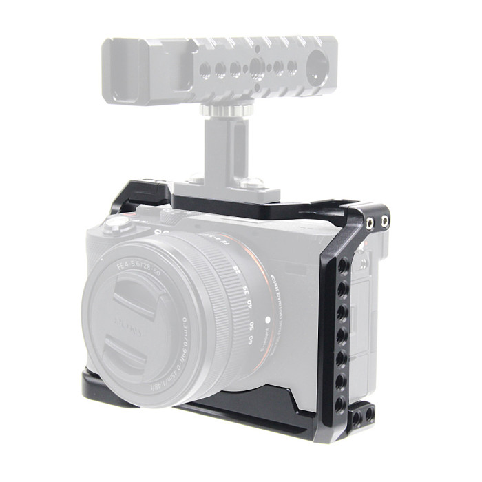 BGNING Camera Metal Rabbit Cage SLR Camera Protection Frame for Sony A7C SLR Camera