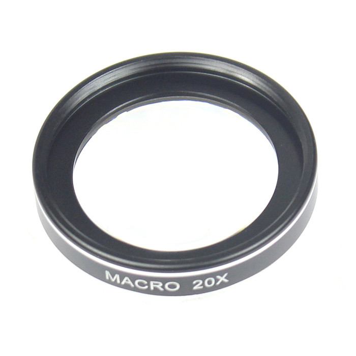 BGNING Universal Mobile Phone Macro Lens 20X Zoom in Close-up 37mm Interface