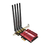 EDUP 1900Mbps PCI Express Wireless WiFi Adapter Dual Band 2.4/5Ghz 802.11AC PCIE Network Card 4*5dBi Antennas for Win 7/8.1/10