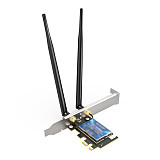 EDUP Dual Band Wifi6 Wireless Desktop PCIE Intel Network Card 802.11ax 2.4G/5Ghz Bluetooth 5.1 Gigabit PCI Express Adapter