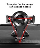 Baseus New Gravity Dashboard Mount Bracket Car Phone Holder Stabilizer Tripod Stand for iPhone Samsung Smart Phone