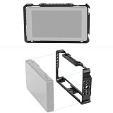 BGNING Director's Monitor Cage Bracket Form-fitting W/ Shoe Mount & ARRI Locating Pins Exclusively For FeelWorld LUT6 & LUTS6 Monitor