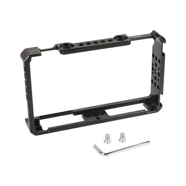 BGNING Director's Monitor Cage Bracket Form-fitting W/ Shoe Mount & ARRI Locating Pins Exclusively For FeelWorld LUT6 & LUTS6 Monitor
