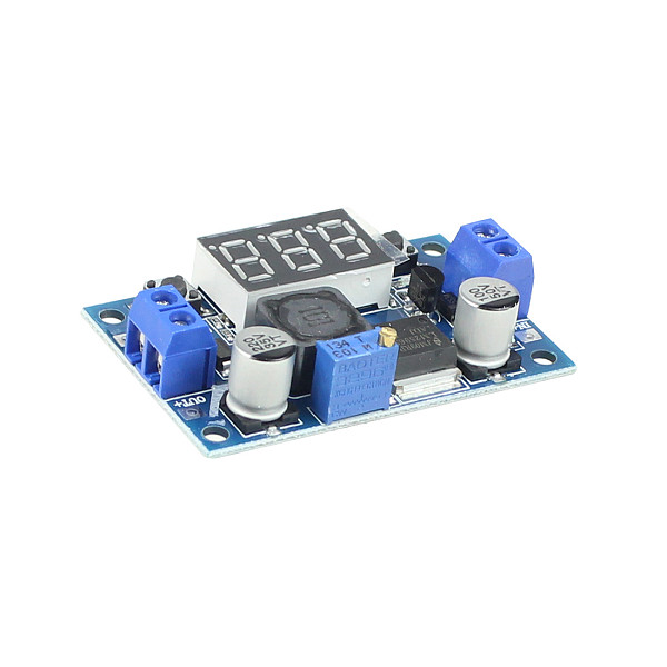 FEICHAO LM2596S DC-DC Step-Down Power Supply Module with LED Display 3A Adjustable High Efficiency 4.0~40V to 1.25V~37V Buck Converter Voltage Regulator