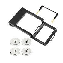 FEICHAO Camera Gimbal Mount Adapter Switch Plate w Fitting Clip for Gopro 9 8 7 6 Vertical Handheld Adapter Counterweights Optional