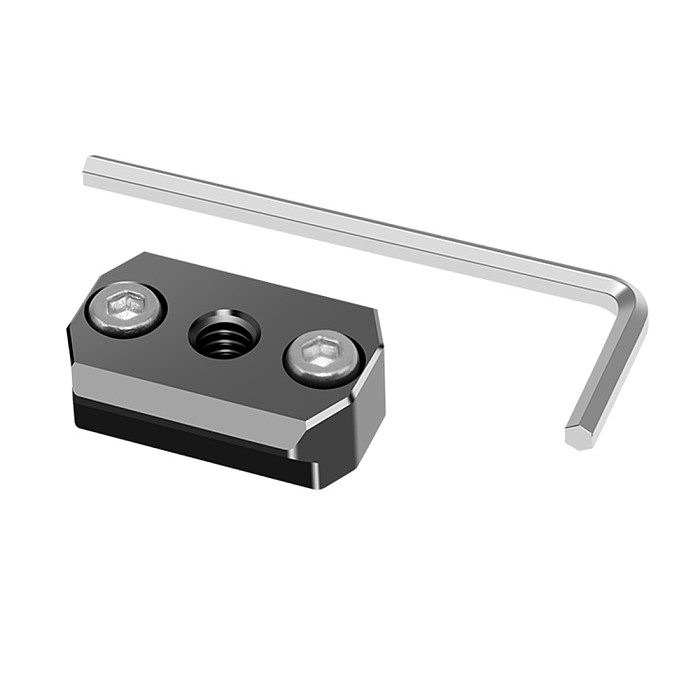 FEICHAO Monitor Mount Holder Mounting Plate Extension with 1/4” Thread Hole Slot for DJI Ronin S/SC Handheld Gimbal Accessories