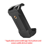FEICHAO Plastic Mobile Phone Clip Clamp Bracket Holder Stand Support Retractable Mount with Cold Shose Dual UNC1/4 Screw Hole