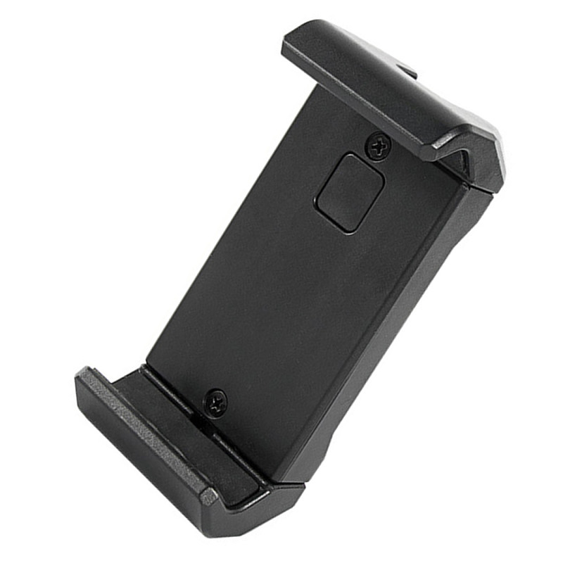 FEICHAO Plastic Mobile Phone Clip Clamp Bracket Holder Stand Support Retractable Mount with Cold Shose Dual UNC1/4 Screw Hole