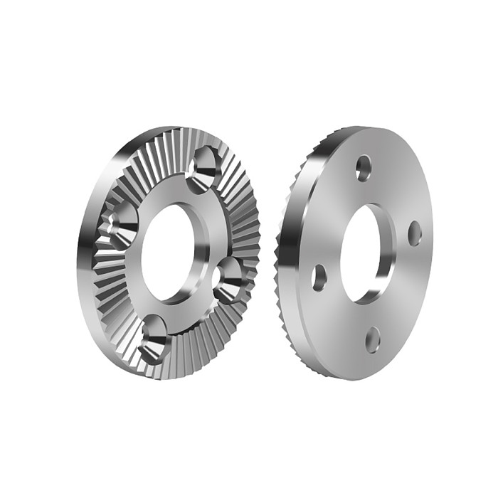 FEICHAO Stainless Steel Arri Rosette Mount Adapter Gear with 12mm Un-Threaded Thru Hole for Handle Grip DSLR Camera Accessories