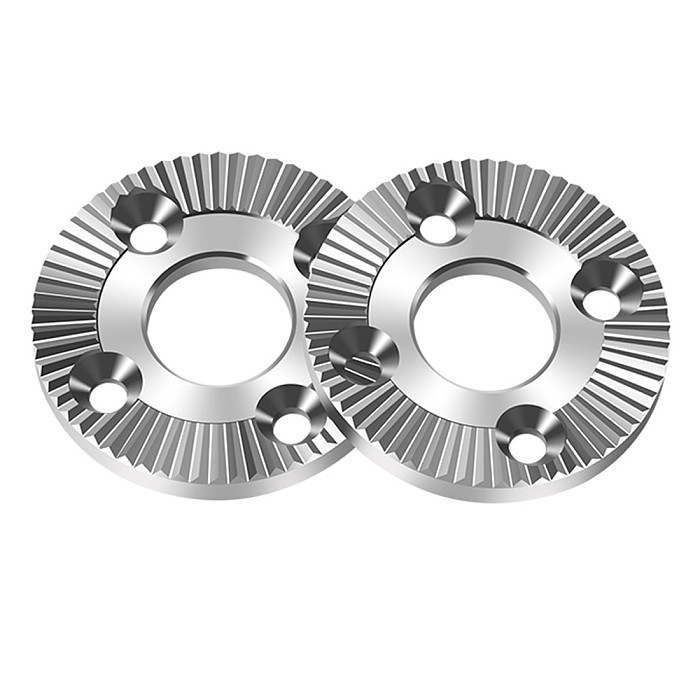 FEICHAO Stainless Steel Arri Rosette Mount Adapter Gear with 12mm Un-Threaded Thru Hole for Handle Grip DSLR Camera Accessories